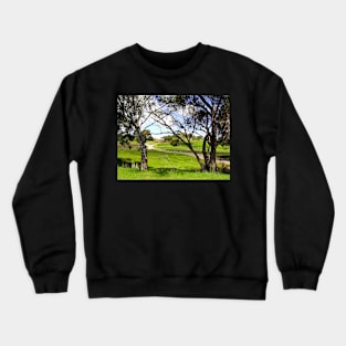 Australian Vineyard Landscape Crewneck Sweatshirt